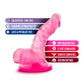 Naturally Yours - 4 Inch Mini Cock - Pink BL-13600