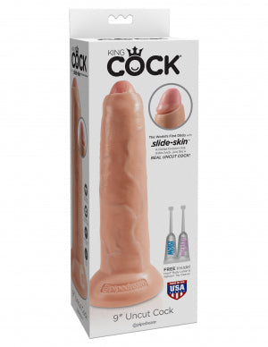King Cock 9" Uncut - Flesh PD5562-21