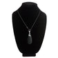 10x Vibrating Silicone Teardrop Necklace - Black