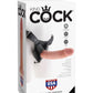 King Cock Strap on Harness With 9 Inch Cock - Flesh PD5624-21