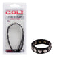 Colt 8 Snap Fastener Leather Strap - Black SE6843402