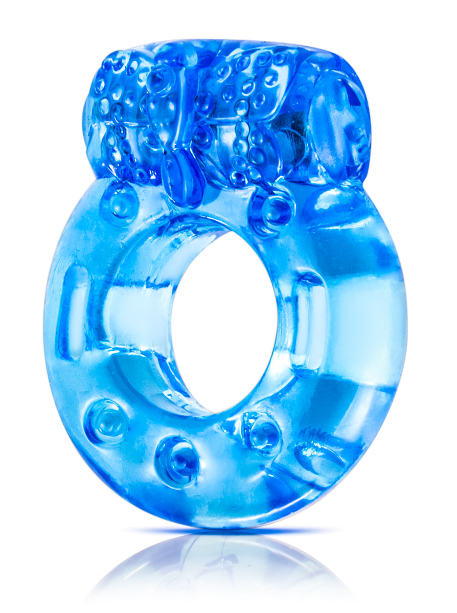 Stay Hard Reusable Cock Ring - Blue BL-30602