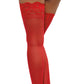 Thigh High - One Size - Red