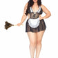3 Pc Fantasy French Maid - 1x/2x - Black/white