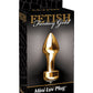 Fetish Fantasy Gold Mini Luv Plug - Gold PD3986-27
