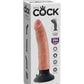 King Cock 7-Inch Vibrating Cock - Light PD5402-21