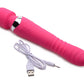 Ultra Thrusting and Vibrating Silicone Wand
