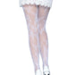Butterfly Net Tights - One Size - White
