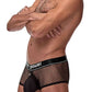 Cock Pit Net Mini Cock Ring Short - Large - Black