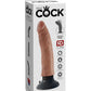 King Cock 7" Vibrating Cock - Tan PD5402-22