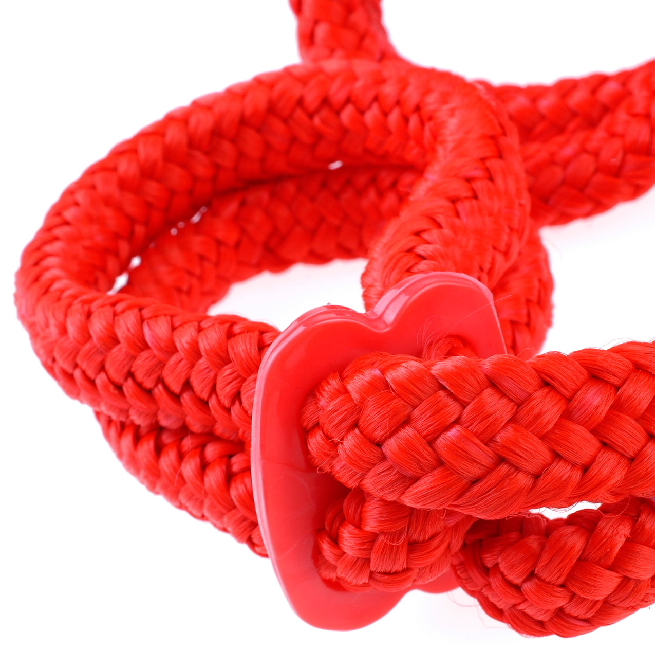 Fetish Fantasy Series Silk Rope Love Cuffs - Red PD3867-15