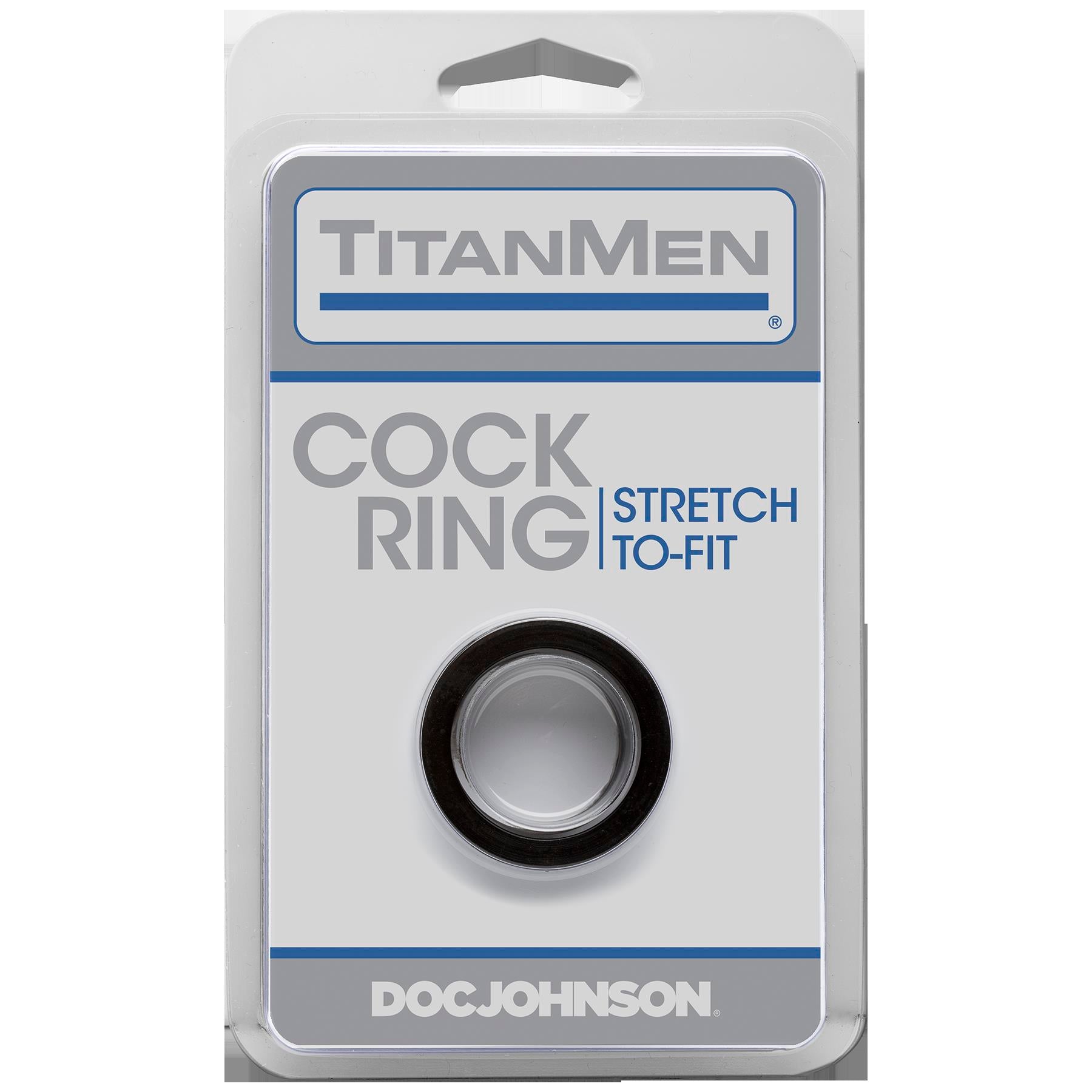 Titanmen Cock Ring - Black DJ3503-01