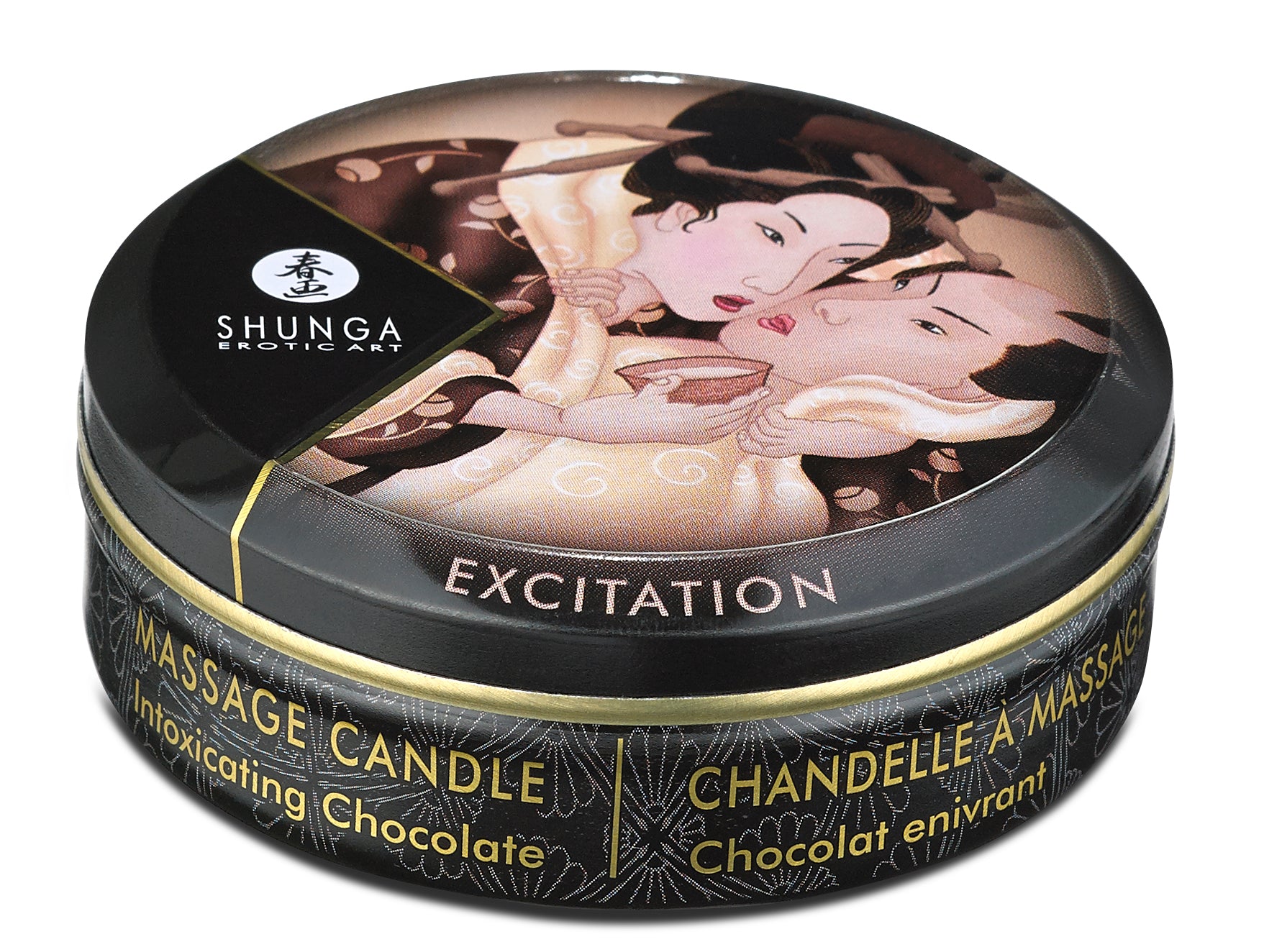 Mini Massage Candle - Excitation - Intoxicating  Chocolate - 1 Fl. Oz. SHU4609