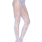 Butterfly Net Tights - One Size - White