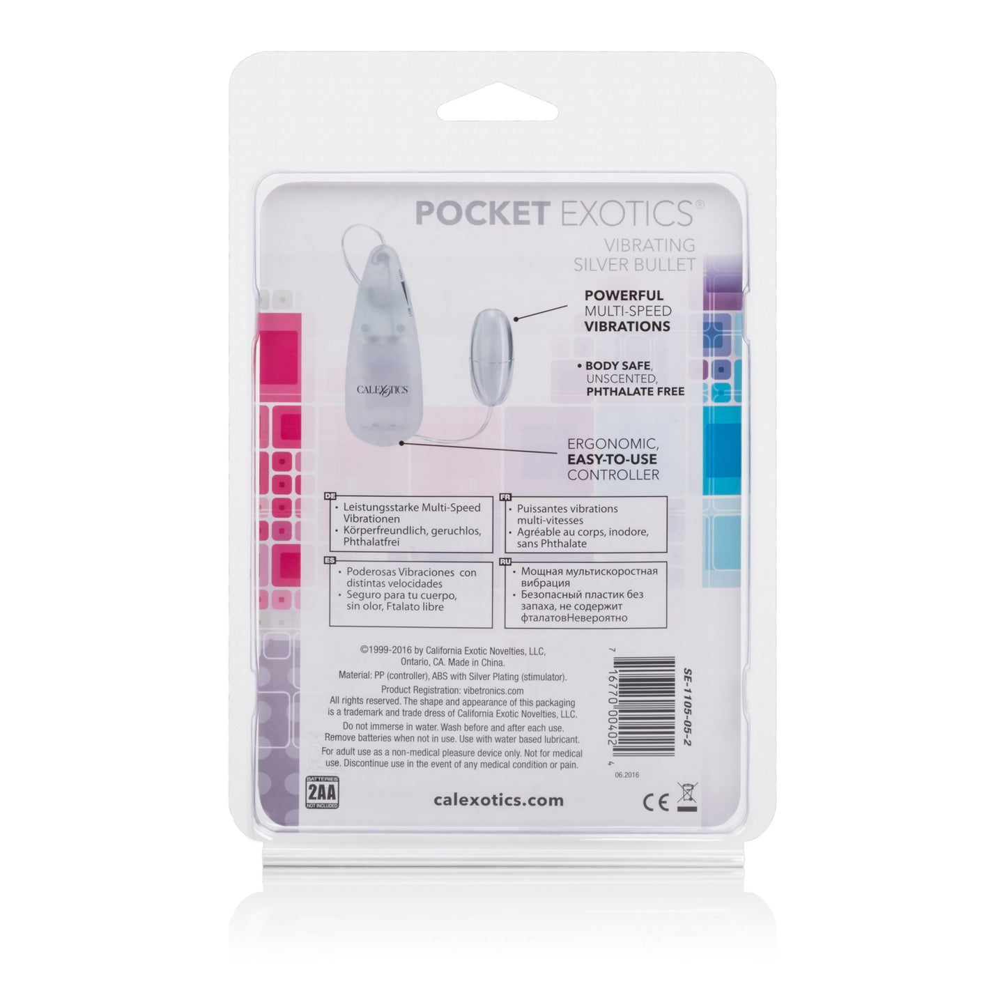 Pocket Exotics Vibrating Silver Bullet SE1105052