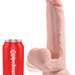 9 Inch Triple Density Cock With Swinging Balls