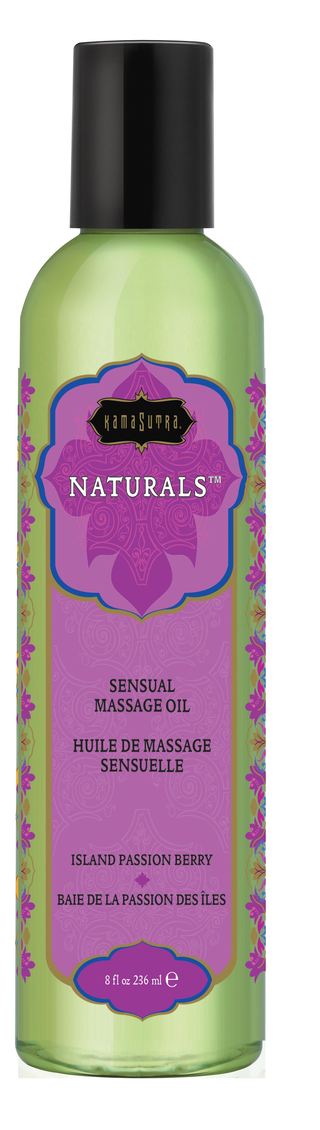 Naturals Massage Oil - Island Passion Berry - 8 Fl. Oz. KS10245