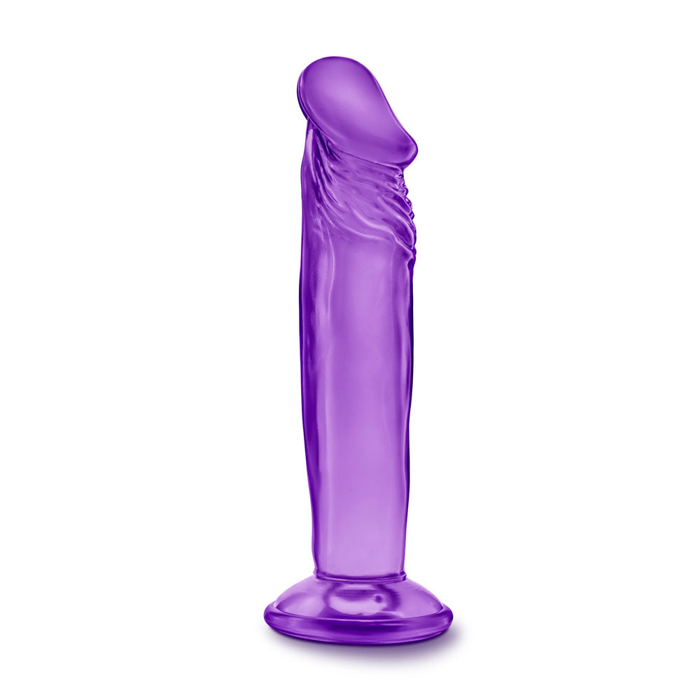 B Yours - Sweet n' Small 6 Inch Dildo With Suction Cup - Purple