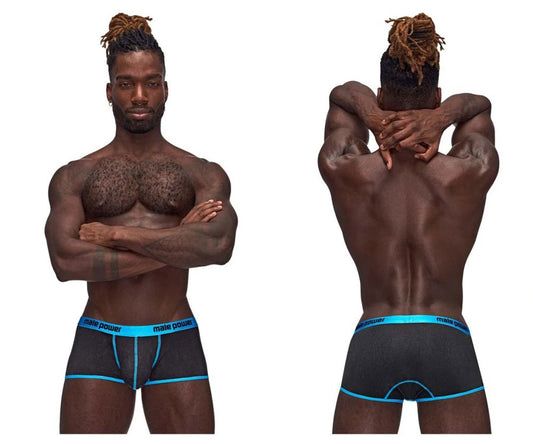 Casanova Uplift Mini Shorts - Large - Black/blue