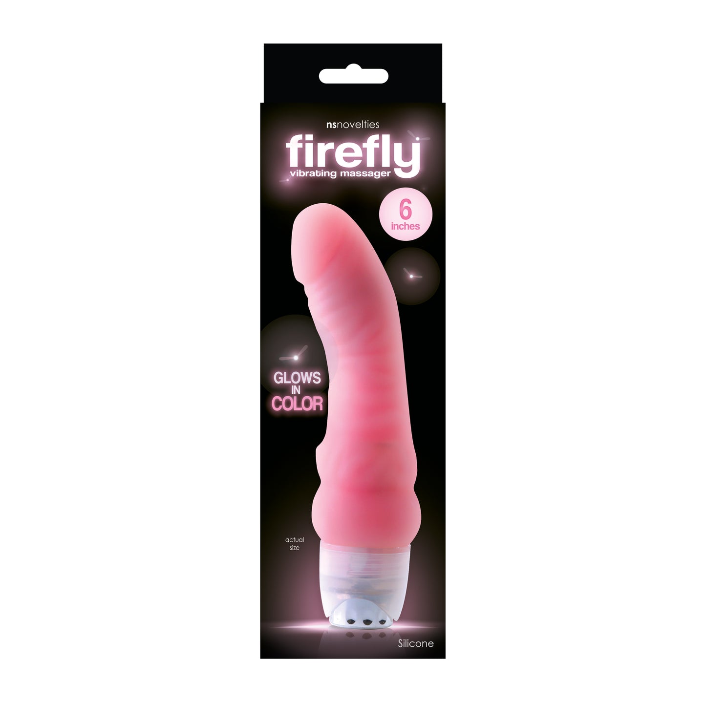 Firefly 6" Vibrating Massager - Pink NSN0480-14