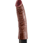 King Cock 7-Inch Vibrating Cock - Brown