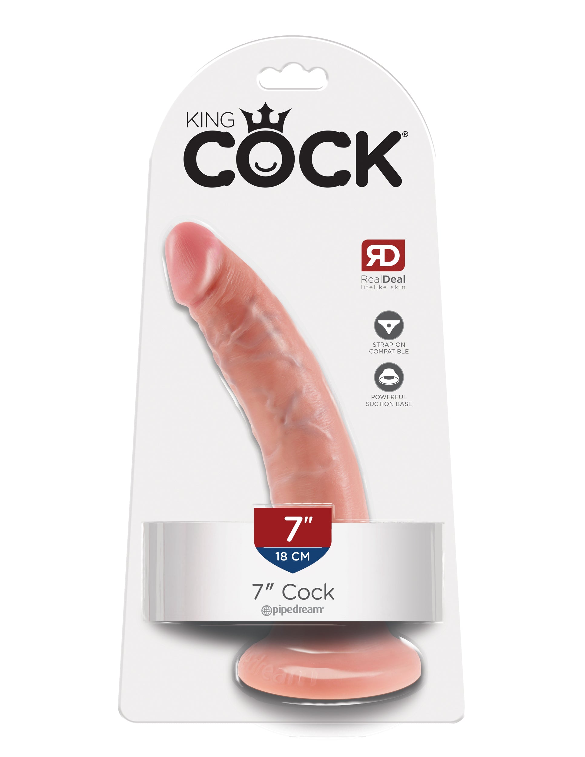 King Cock 7-Inch Cock - Flesh PD5502-21