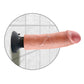King Cock 8-Inch Vibrating Cock - Light