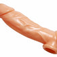 Realistic Flesh Penis Enhancer and Ball Stretcher