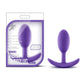 Luxe - Wearable Vibra Slim Plug - Medium - Purple BL-11861
