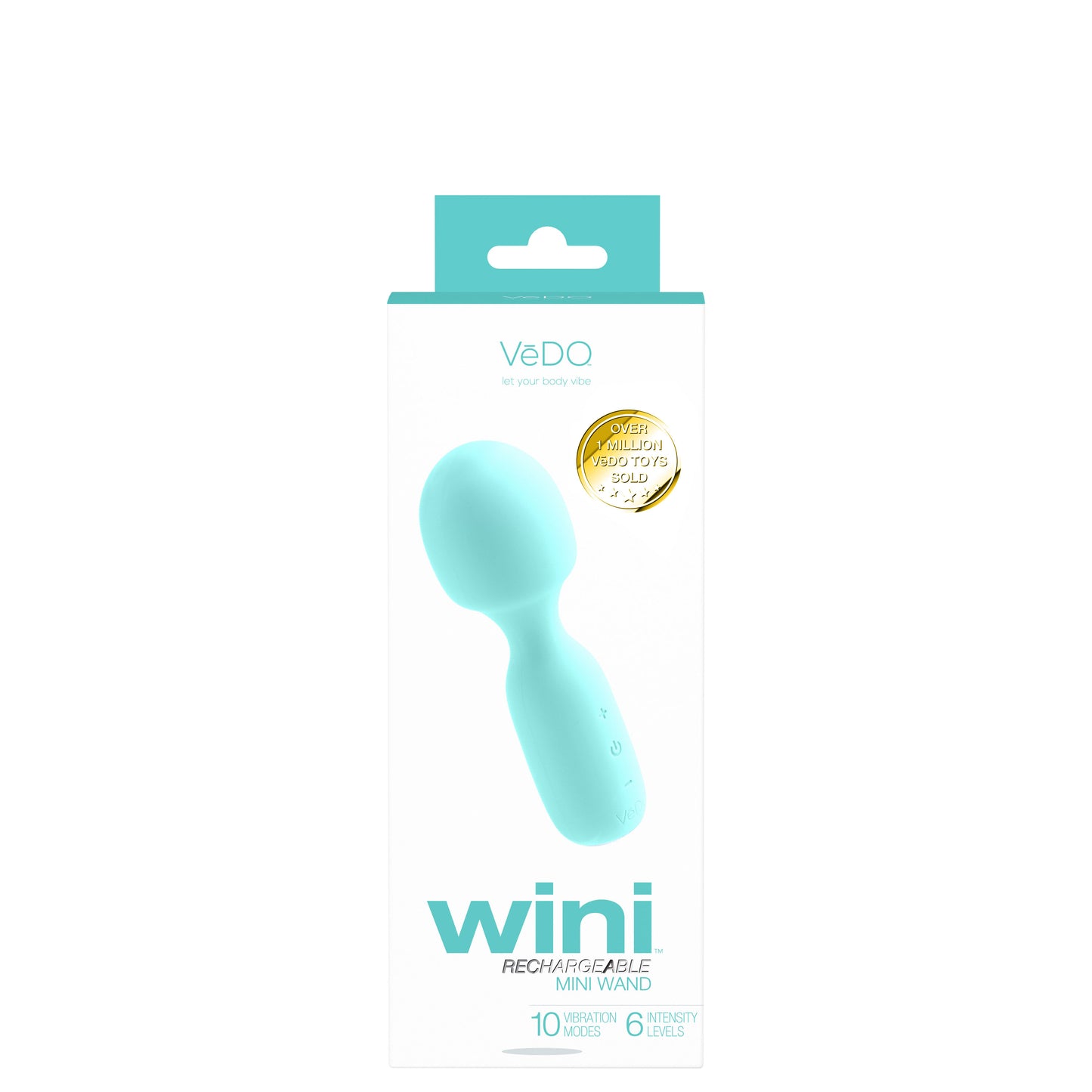 Wini Rechargeable Mini Wand - Turquoise VI-W0201