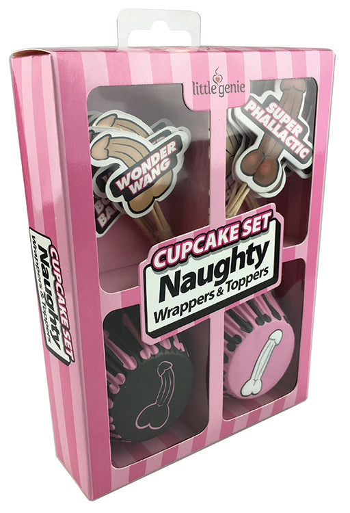 Cupcake Set - Naughty Wrappers & Toppers LG-NV055