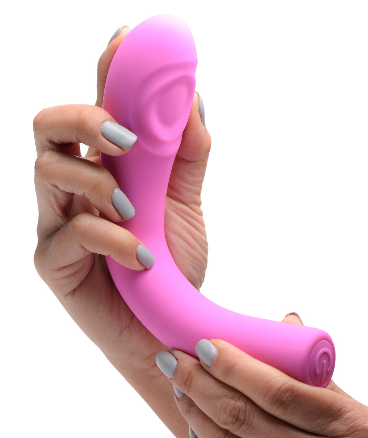 5 Star 9x Pulsing G-Spot Silicone Vibrator - Pink INM-AG600-PINK