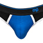 Retro Sport Panel Thong - S/ M - Black/ Blue MP-414265RBSM