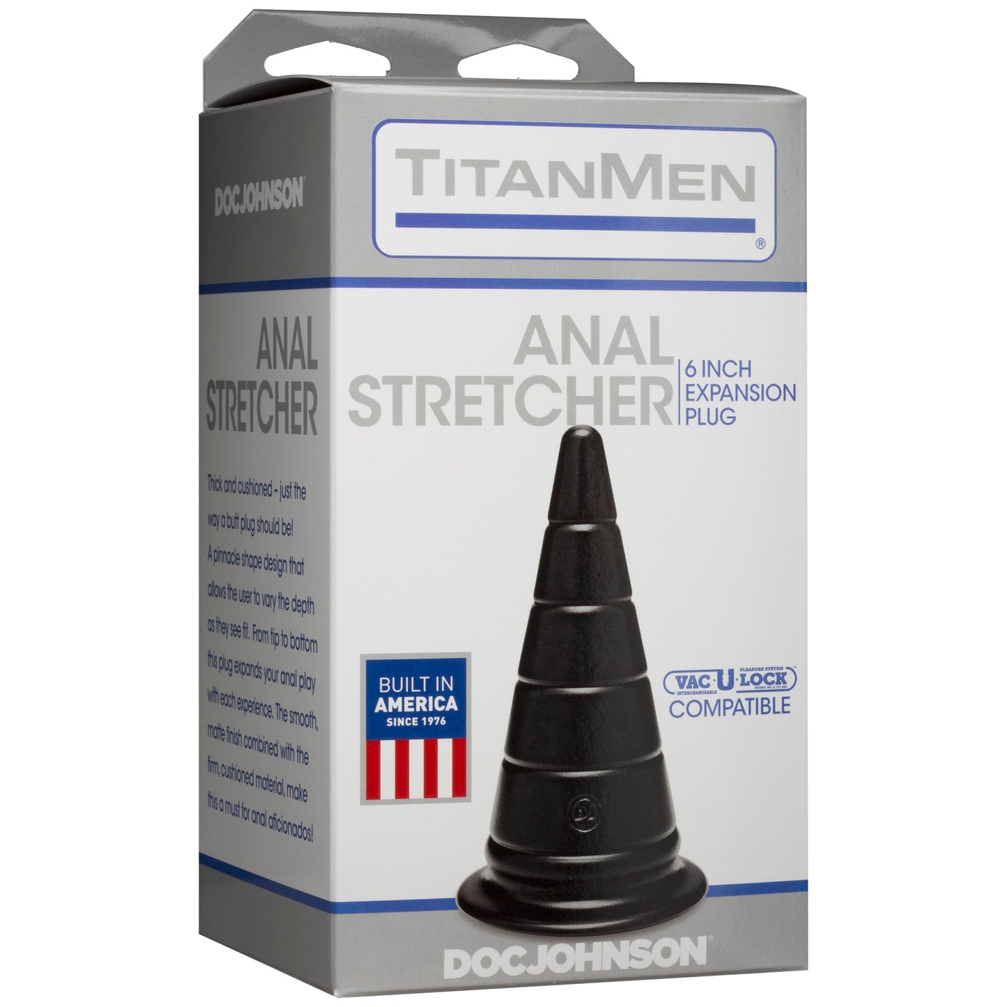 Titanmen Anal Stretcher 6 Inch Plug DJ3202-05-BX