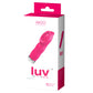 Luv Plus Rechargeable Mini Vibe - Hot in Bed Pink