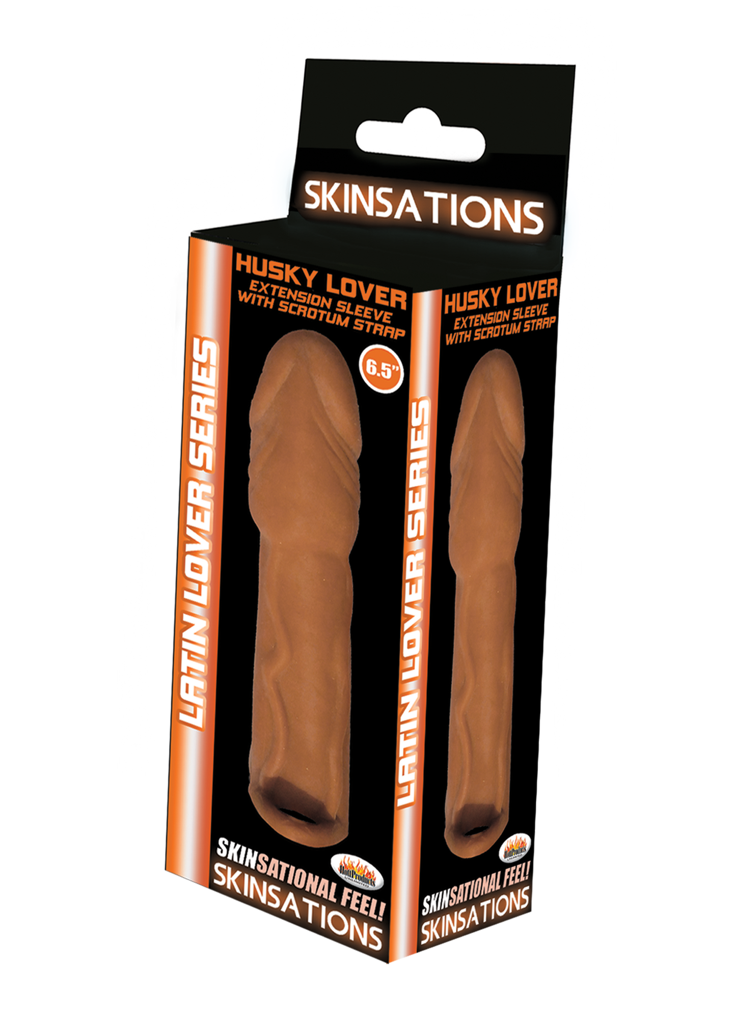 Skinsations Latin Lover Series Husky Lover 6.5 Inch - Brown HTP3056