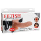 Fetish Fantasy Series 7-Inch Vibrating Hollow Strap-on With Balls - Flesh PD3376-21