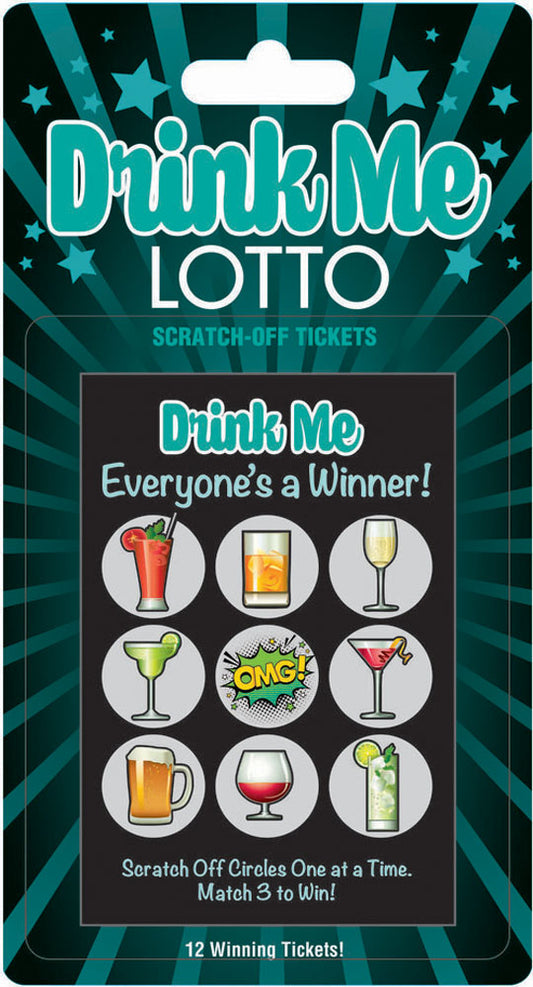 Drink Me Lotto 12 Winning Tickets! LG-BG068