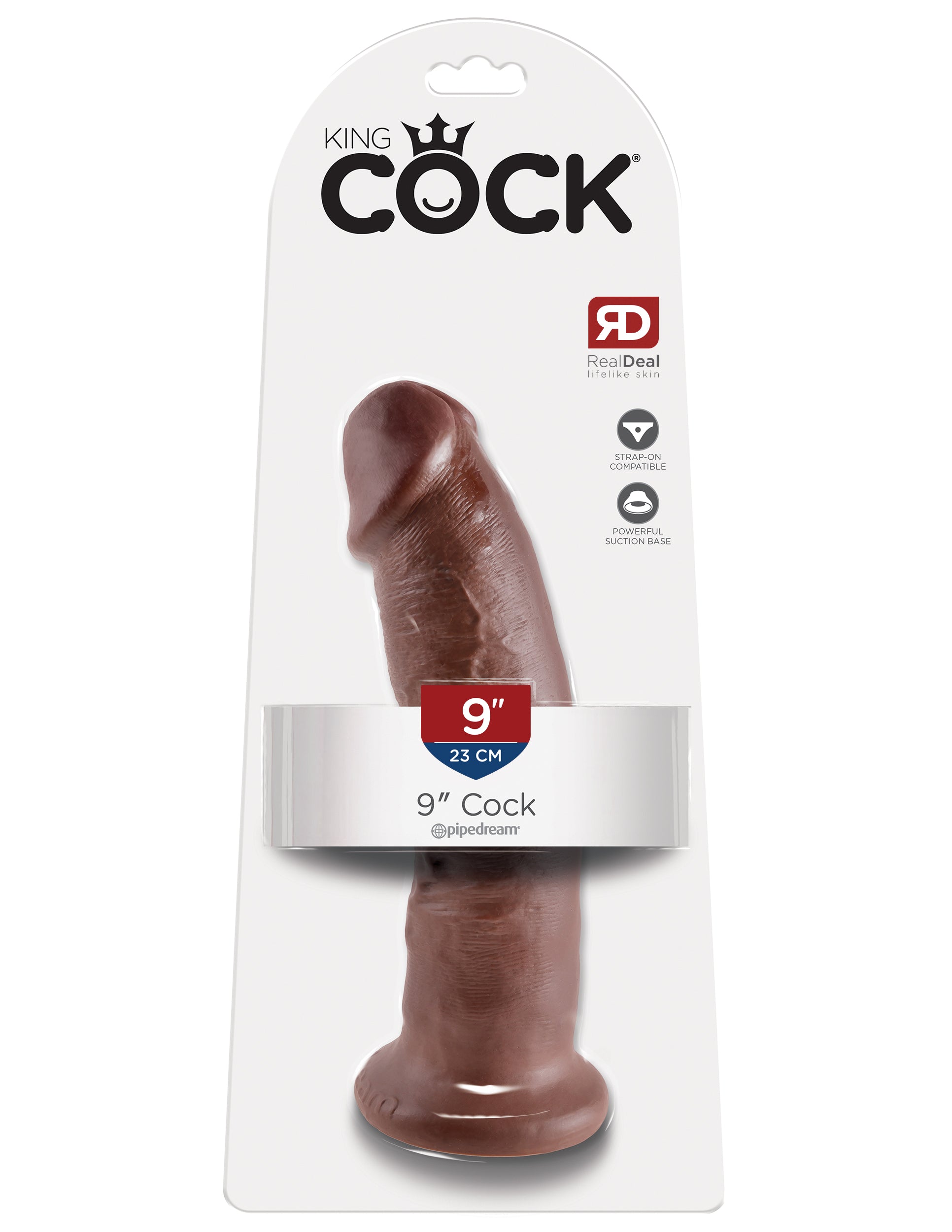 King Cock 9-Inch Cock - Brown PD5504-29
