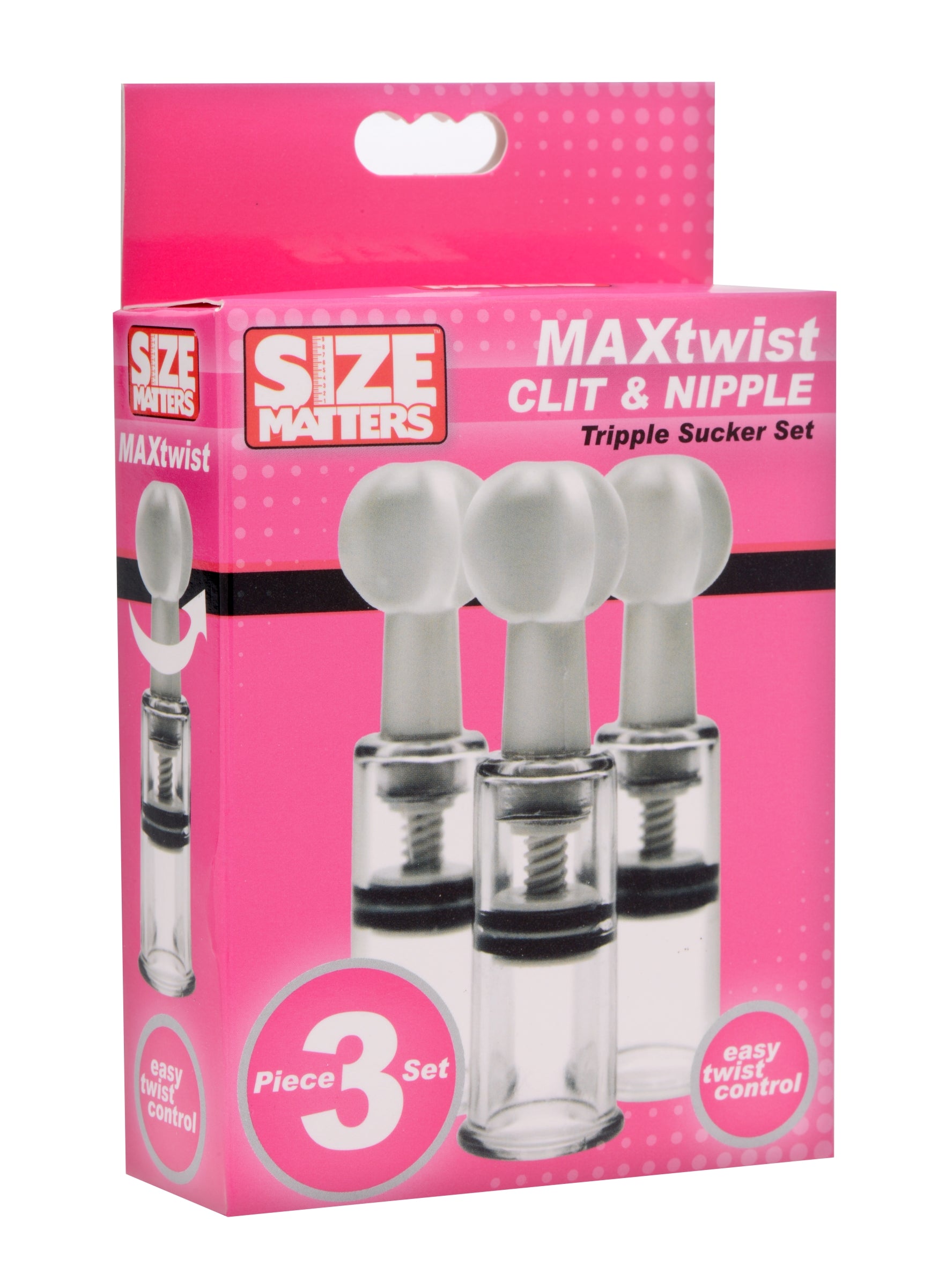 Max Twist Clit and Nipple Triple Sucker Set SM-AC914