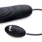 7x Pulsing Rechargeable Silicone Bullet- Black BNG-AG521-BLK