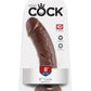 King Cock 8-Inch Cock Brown PD5503-29