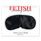 Satin Love Mask - Black