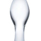 4 Inch Classic Handblown Glass Butt Plug