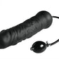 Leviathan Giant Silicone Inflatable Dildo - Black