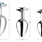 Rainbow Prism Gem Anal Plug - Small BTYS-AG375-SML