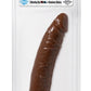 Basix Rubber Works - Slim 7 Inch With Suction Cup - Brown