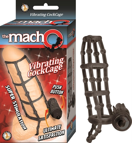The Macho Vibrating Cockcage - Black NW2595-2
