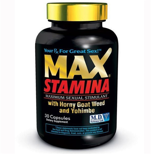 Max Stamina - 30 Count Bottle MD-MST