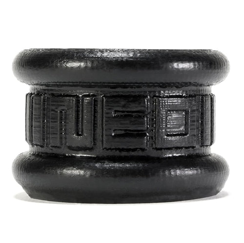 Neo 1.25 Inch Short Ball Stretcher Squishy Silicone - Smoke Black OX-1258-BLK